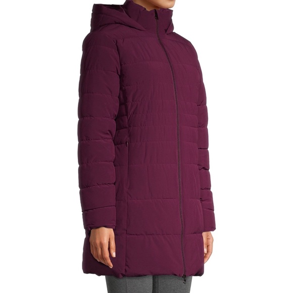 Swiss Tech Midlength Puffer Jacket With 